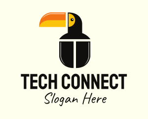 Computer - Toucan Computer Mouse logo design