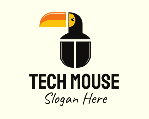 Toucan Computer Mouse logo design