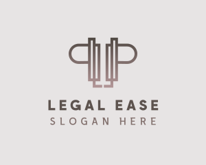 Corporate Law Letter P Logo