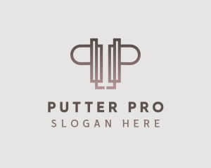 Corporate Law Letter P logo design