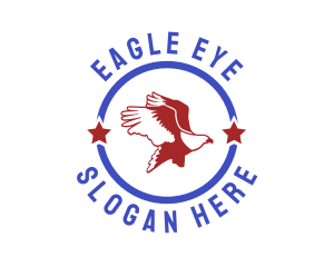 Patriot Hawk Eagle logo design