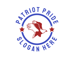 Patriot Hawk Eagle logo design