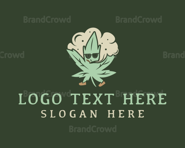 Marijuana Cannabis Smoke Logo