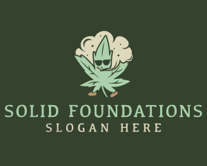 Marijuana Cannabis Smoke Logo