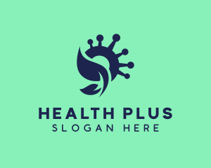 Bacteria Natural Healthcare logo design