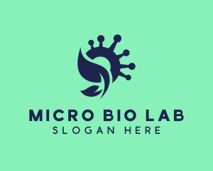 Bacteria Natural Healthcare logo design