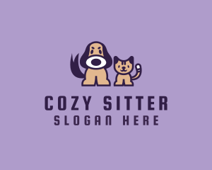 Dog Cat Pet logo design