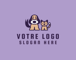 Dog Cat Pet logo design