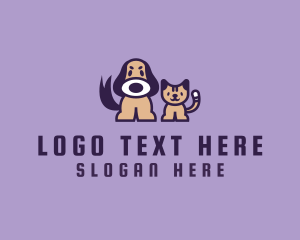 Pet Shop - Dog Cat Pet logo design