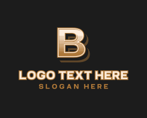 Upmarket - Upscale Stylish Brand Letter B logo design