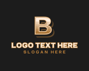 Upscale Stylish Brand Letter B Logo