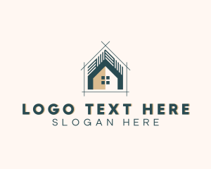 Contractor - Home Property Blueprint logo design