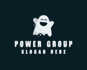 Scary - Spooky Ghost Costume logo design