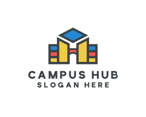 Campus - Colorful Toy Blocks logo design