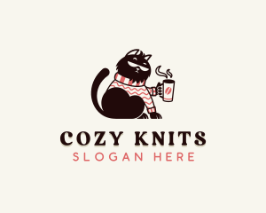 Sweater - Sweater Kitten Cafe logo design