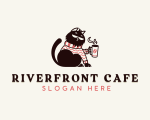 Sweater Kitten Cafe logo design