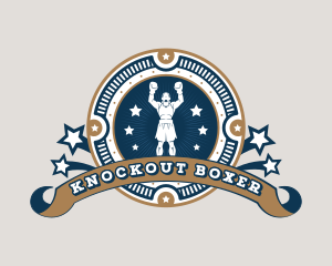 Boxer - Sports Boxing Champion logo design