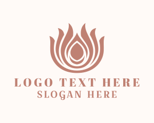 Essential Oil - Beauty Floral Extract logo design