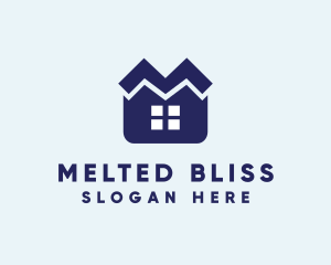 Housing Letter M logo design