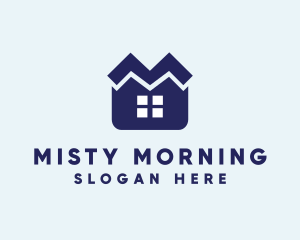 Housing Letter M logo design