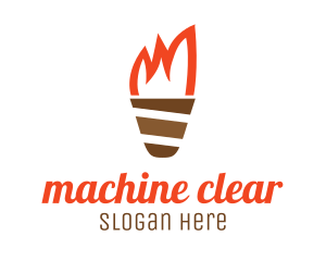 Ice Cream - Ice Cream Torch logo design