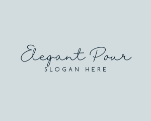 Elegant Beauty Script  logo design