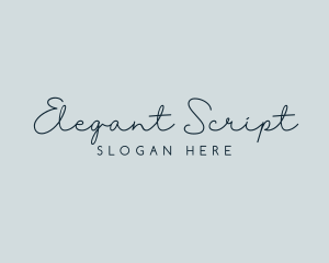 Elegant Beauty Script  logo design