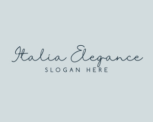 Elegant Beauty Script  logo design