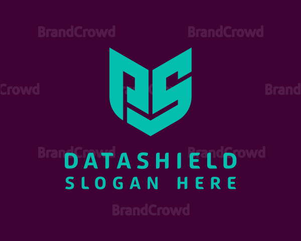 Green Shield Letter PS Logo