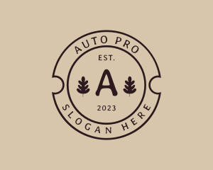 Brew - Autumn Leaf Cafe logo design
