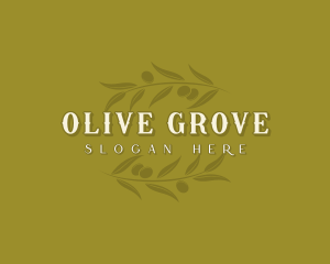 Olive - Olive Leaf Branch logo design