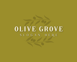 Olive Leaf Branch logo design