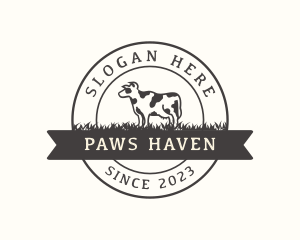 Cow Farm Pasture logo design