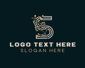 Styling - Styling Floral Wedding Letter S logo design