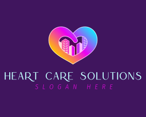 City Heart Building logo design