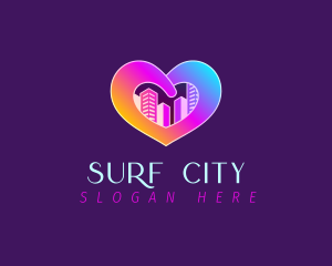 City Heart Building logo design