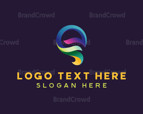 Colorful Professional Letter E Logo