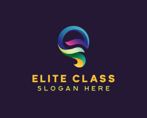 Colorful Professional Letter E logo design