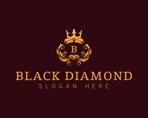 Crown Crystal Diamond logo design