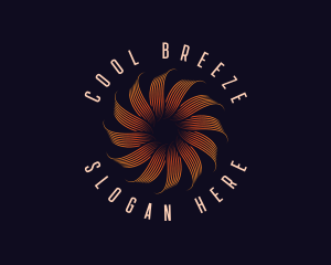 Breeze Temperature Exhaust logo design