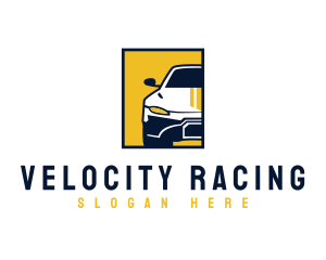 Racing Car Vehicle logo design