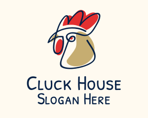 Chicken - Chicken Rooster Drawing logo design