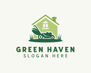 Yard - Yard Grass Mower logo design