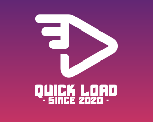 Quick Media Streaming logo design