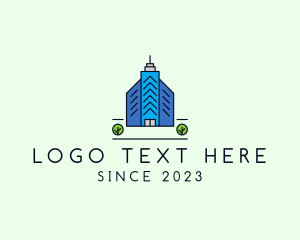Tower - Business Office Building Realty logo design