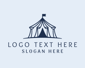 Festival Organizer - Entertainment Circus Booth logo design