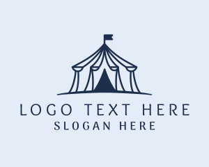 Theme Park - Entertainment Circus Booth logo design