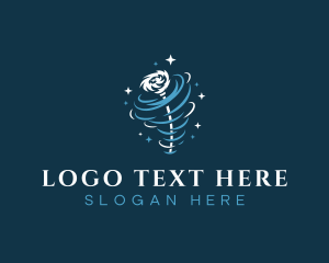 Clean - Tornado Mop Cleaning logo design