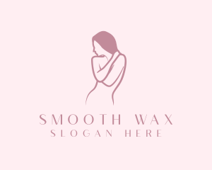 Pink Female Model logo design