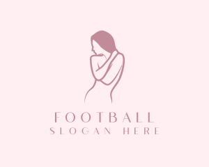 Seductive - Pink Female Model logo design